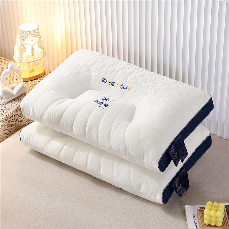 头等舱分区定型枕头护颈椎助睡眠不变形成人宿舍家用枕芯可水洗