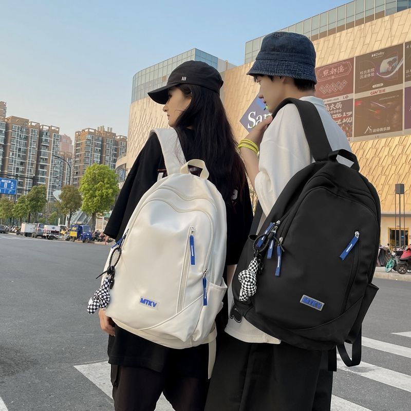 High-looking schoolbags for junior high school students, large-capacity and versatile backpacks for first-year, second-year and third-year students, burden-reducing and spine-protecting backpacks, trendy