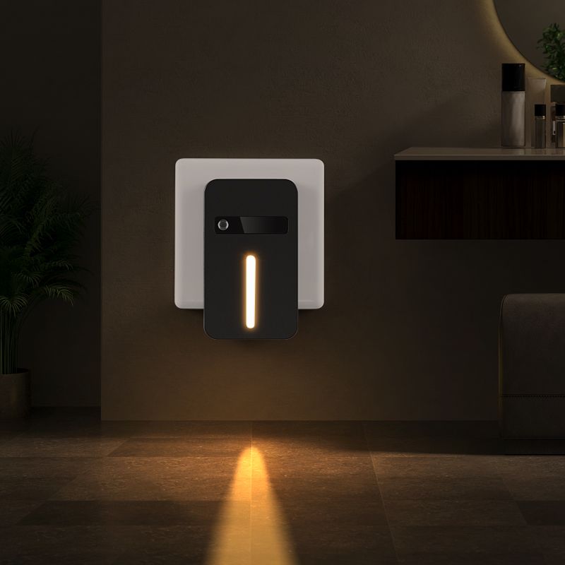 智能人体感应灯插电式卫生间厕所过道插座壁灯夜间自动感应小夜灯