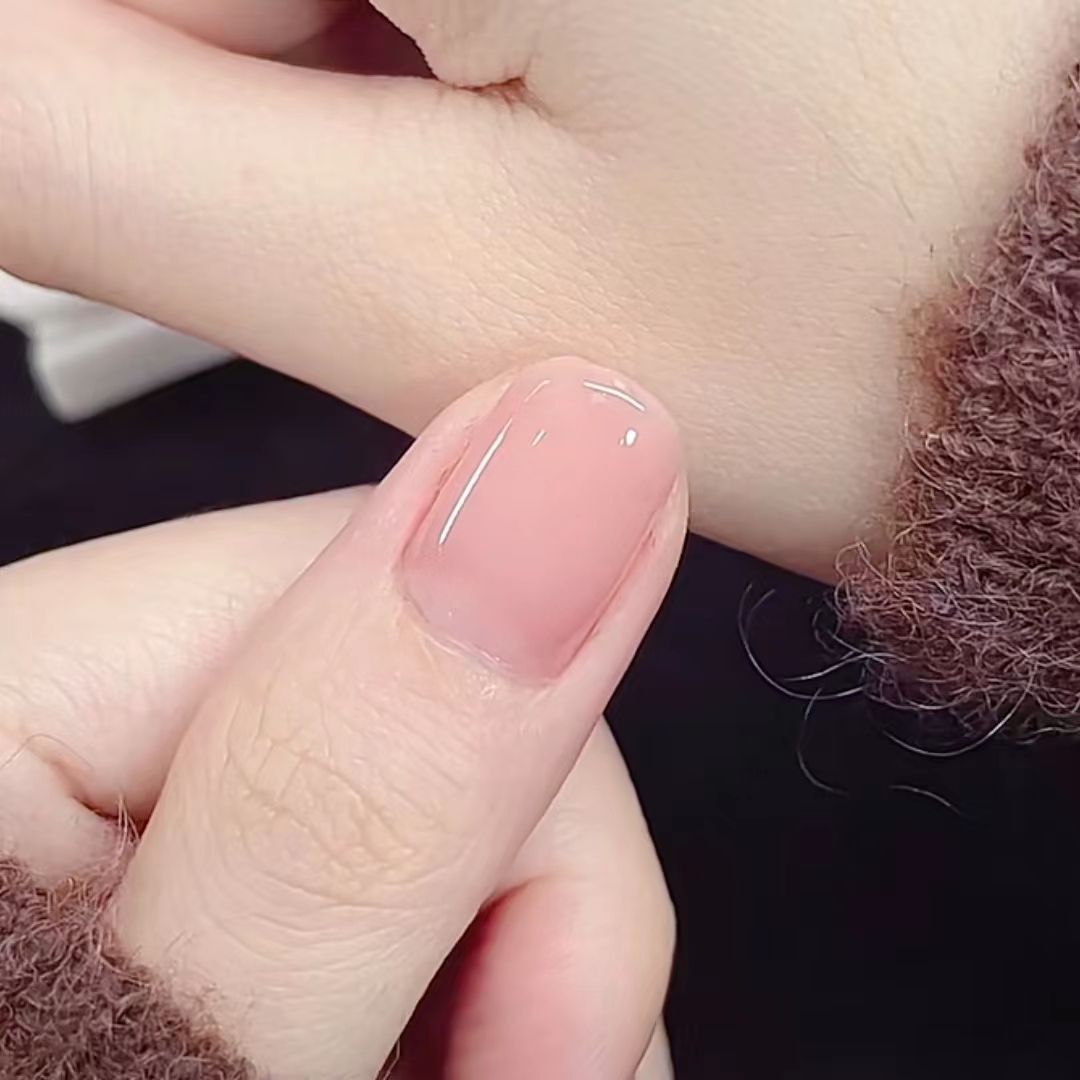 新款指甲油免烤不可撕持久自然干不掉色顯白少女心果凍粉流行甲油