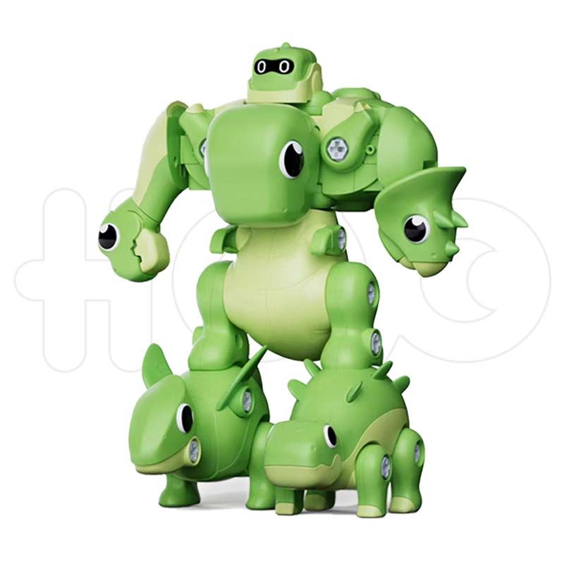 恐龙列恐龙拧螺丝变形拼装男孩子组装积木益智儿童玩具变形恐龙蛋