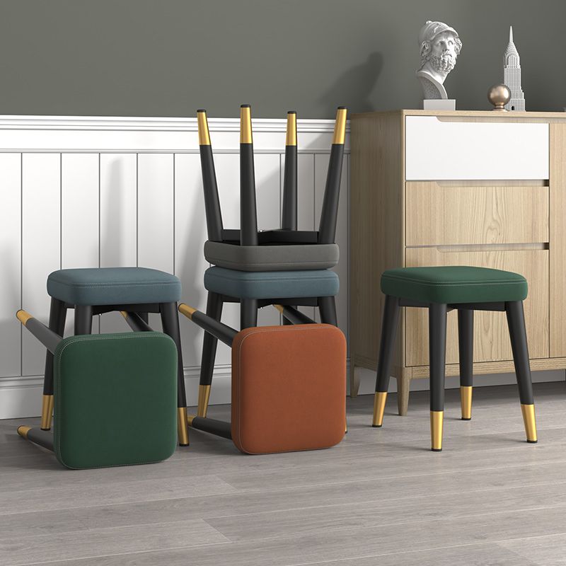 家用轻奢凳子可叠放方凳板凳现代简约餐桌方凳创意椅子客厅小矮凳