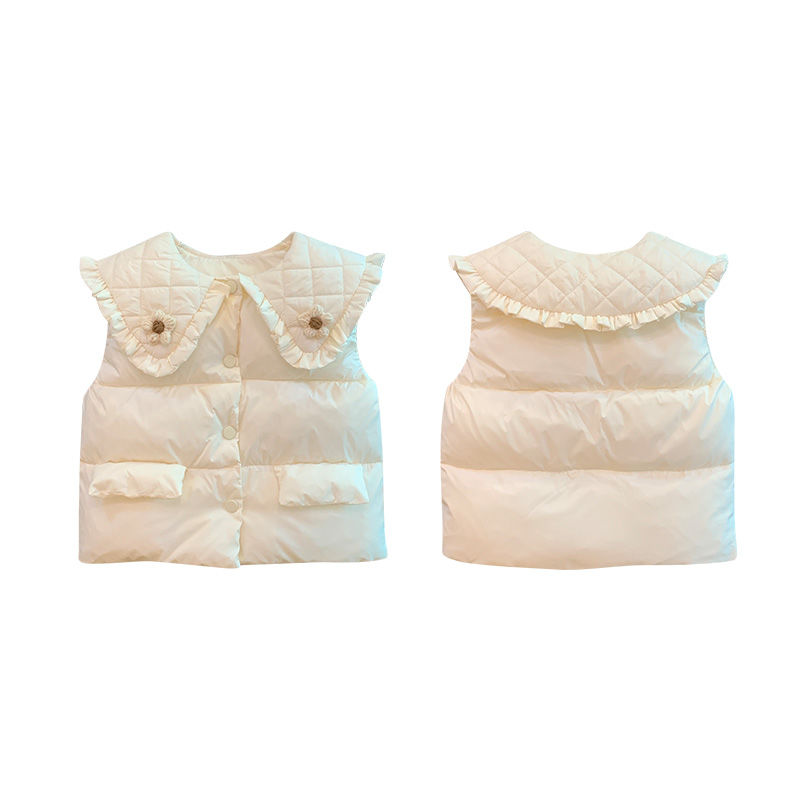Girls cotton vest new baby girl winter vest outerwear vest children's cotton vest