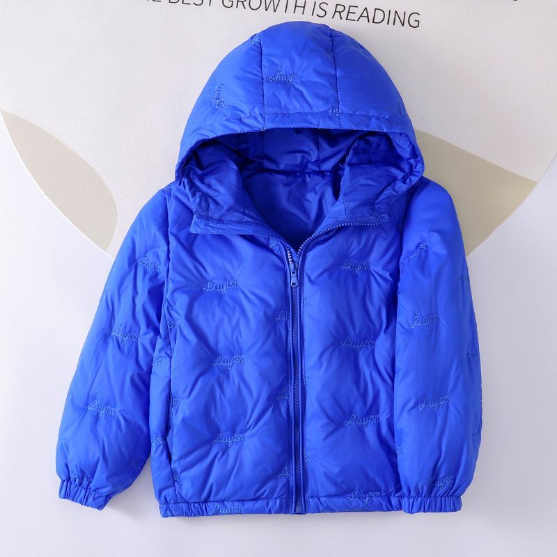 

Down Jacket Short Boys Girls Winter Hooded Jacket
