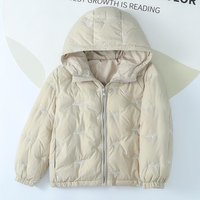 

Down Jacket Short Boys Girls Winter Hooded Jacket