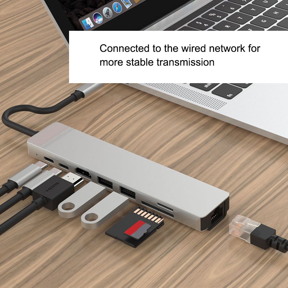 k HDMI 8ni s SD/TF kartou, vysokorychlostní 100Mbps Ethernet port, dokovací stanice typu C_voghion.com