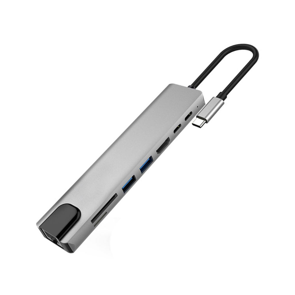k HDMI 8ni s SD/TF kartou, vysokorychlostní 100Mbps Ethernet port, dokovací stanice typu C_voghion.com