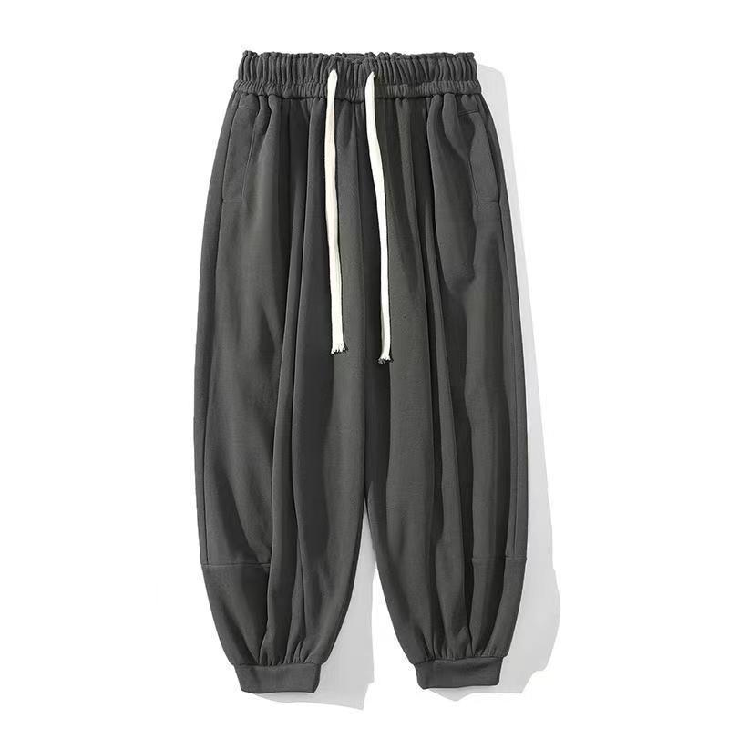 Japanese drape heavy pants men's fat plus size harem pants autumn and winter beamed bloomers loose trendy brand pants