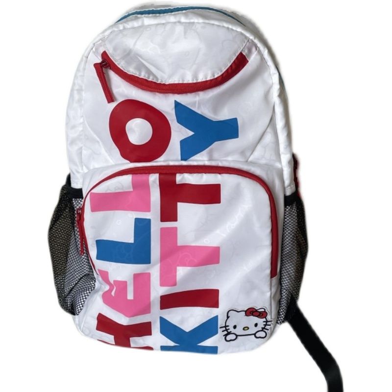 Hellokitty双肩包女2022新款可爱小众背包女初中高中学生印花书包