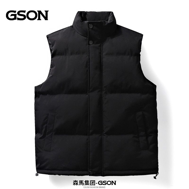 GSON马甲男2022冬季新款潮韩版潮流时尚百搭帅气无袖外套