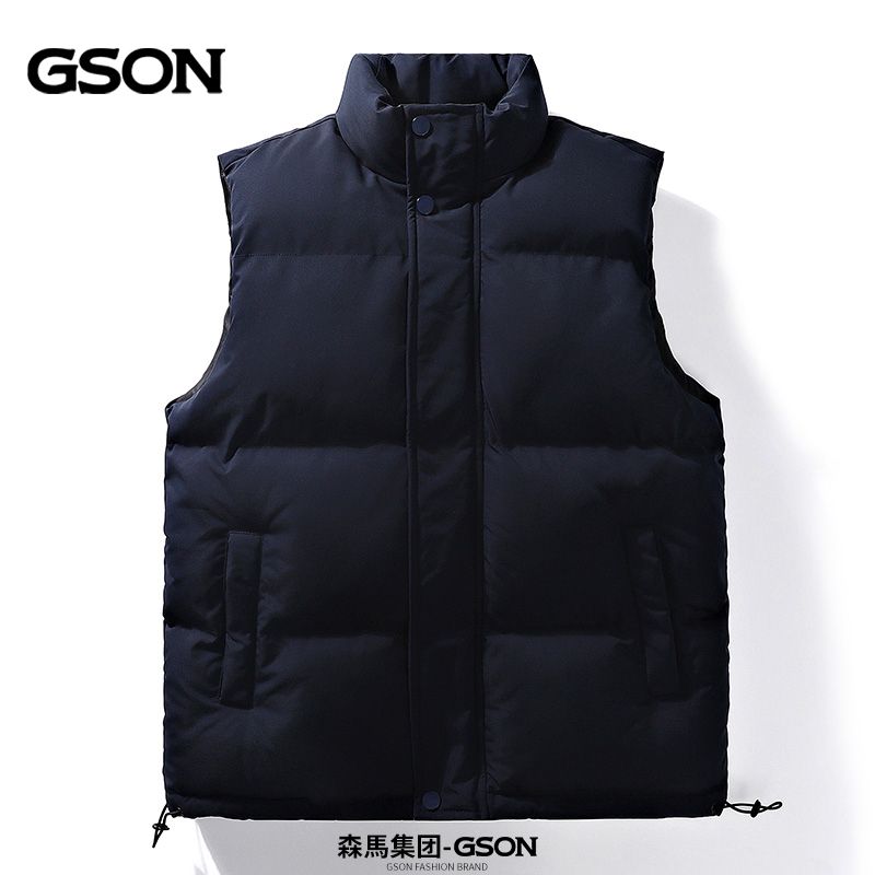 GSON马甲男2022冬季新款潮韩版潮流时尚百搭帅气无袖外套