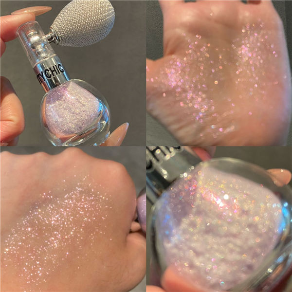 閃閃星河~噴霧式高光氣囊閃粉噴粉細閃珠光提亮新娘身體高光新款