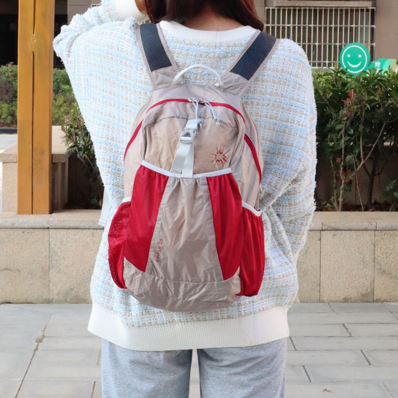 户外超轻皮肤包女夏季轻便折叠双肩包便携运动背包轻薄旅行登山包