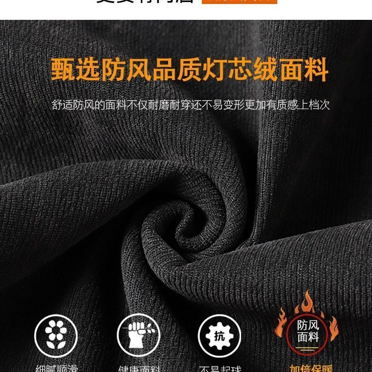 polo shirts for men and women in autumn and winter new corduroy long-sleeved loose thickened trendy brand casual couple jackets