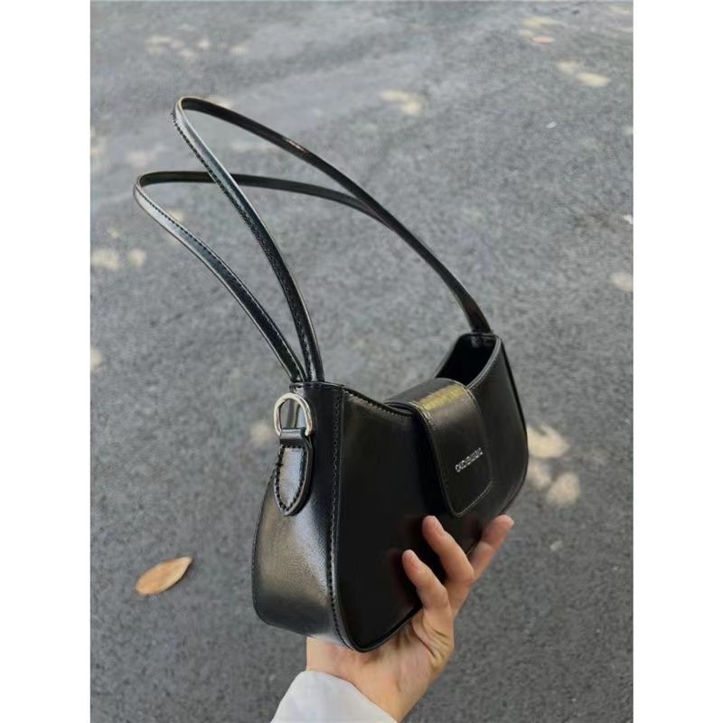 高級感中古包vintage復古手提包小眾腋下包通勤包百搭單肩斜挎包
