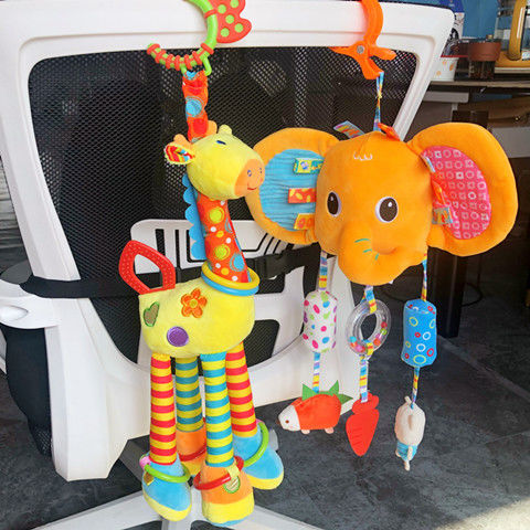 婴儿车挂件风铃0-1岁宝宝床头铃摇铃车载安全座椅安抚婴儿玩具
