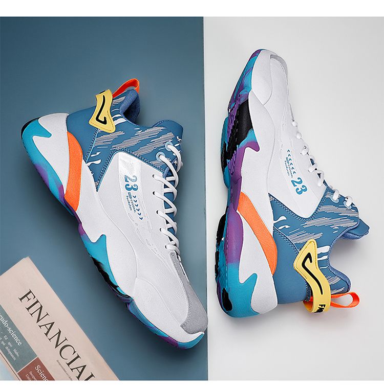 Sports shoes for men in autumn 2023, new mid high top men's casual running shoes with anti slip, wear resistance, and_voghion.com