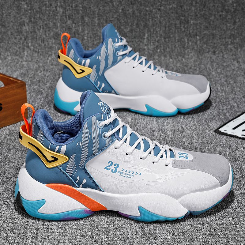 Sports shoes for men in autumn 2023, new mid high top men's casual running shoes with anti slip, wear resistance, and_voghion.com