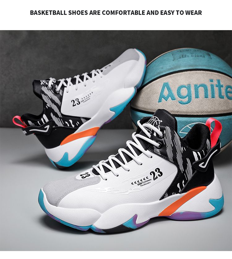 Sports shoes for men in autumn 2023, new mid high top men's casual running shoes with anti slip, wear resistance, and_voghion.com