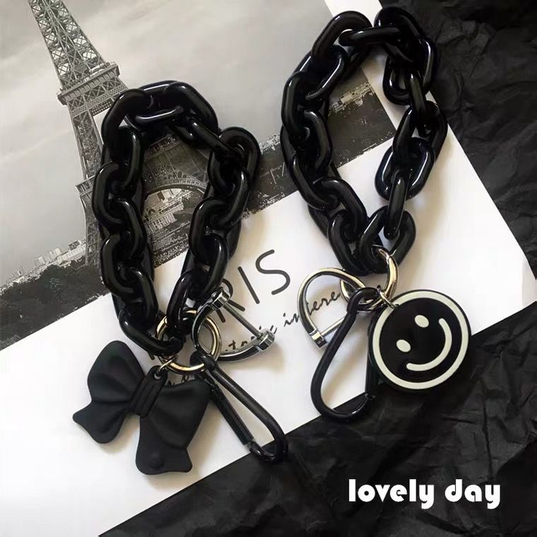 INS Internet celebrity bow car key chain pendant circle girl trend cute niche pure desire design fashion