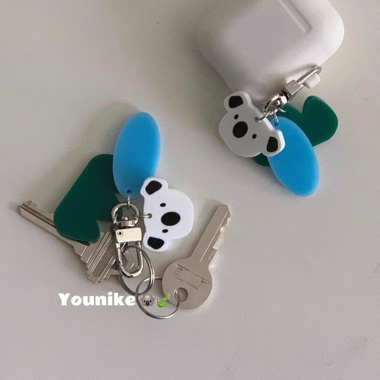 韓國ins小眾設計Koala考拉airpods掛件飾品鑰匙扣可愛女背包掛件
