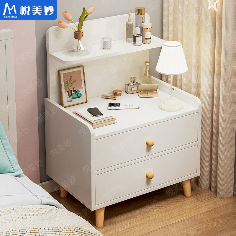 简易床头柜简约现代卧室家用储物柜小户型收纳柜组装出租屋床边柜