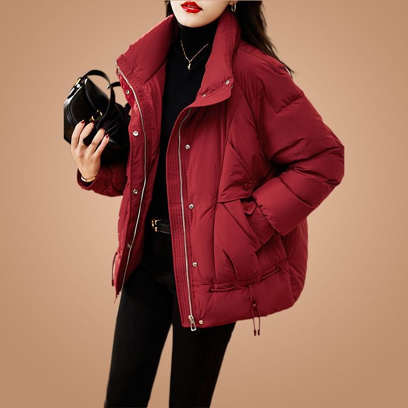 棉服外套女冬季2023新款時尚寬鬆顯瘦加厚棉衣保暖設計感小眾棉襖