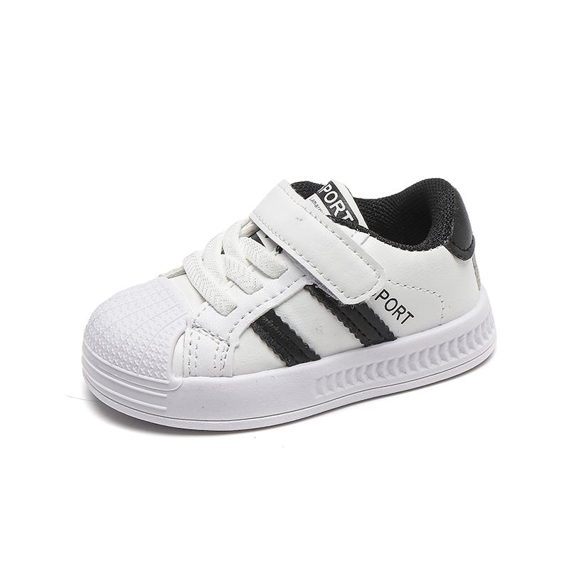 Nieuw voor kinderen van 1-3 jaar: zachte, antislip loopschoenen voor peuters en baby's, casual witte schoenen voor zowel mannen als vrouwen._voghion.com