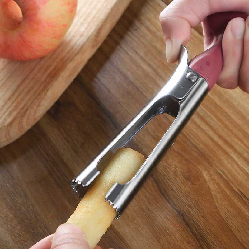 新款不锈钢苹果核神器梨子去核刀水果取芯器山楂切果大号抽芯器