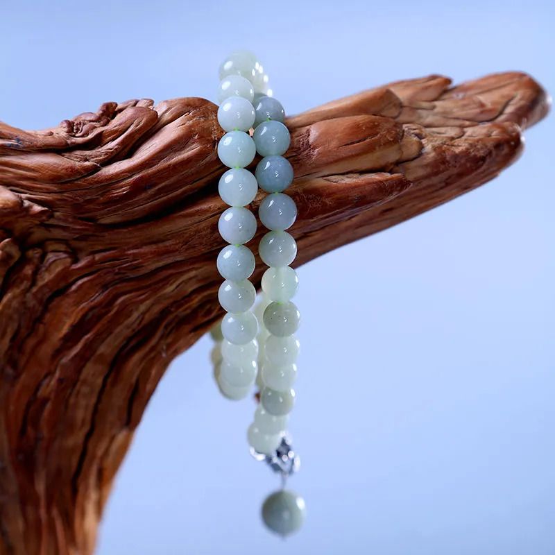Collana da donna con perle in giada della mongolia interna_voghion.com