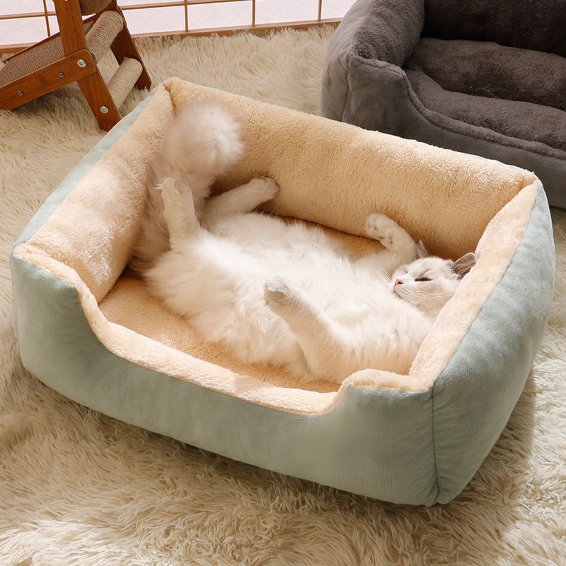 狗窝冬季保暖猫窝小中大型犬狗猫四季通用泰迪猫咪垫子宠物床猫床