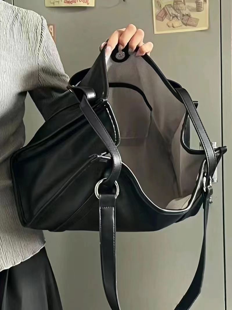 Mohira khos正品秋季百搭托特包極簡女大容量時尚單肩手提包女