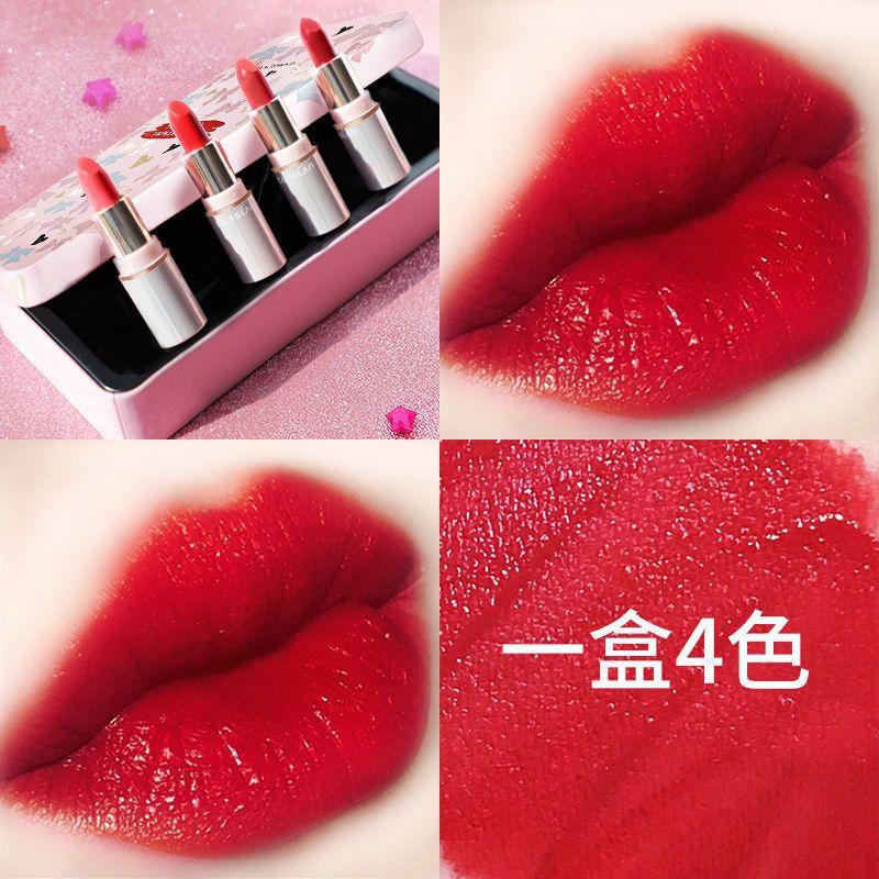 卡姿蘭口紅女啞光霧面顯白學生平價不易沾杯小樣禮盒生日禮物正品