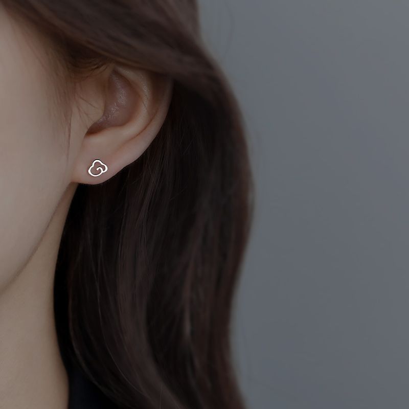 925纯银养耳洞小耳钉女耳饰2023年新款潮高级感气质小众设计耳环