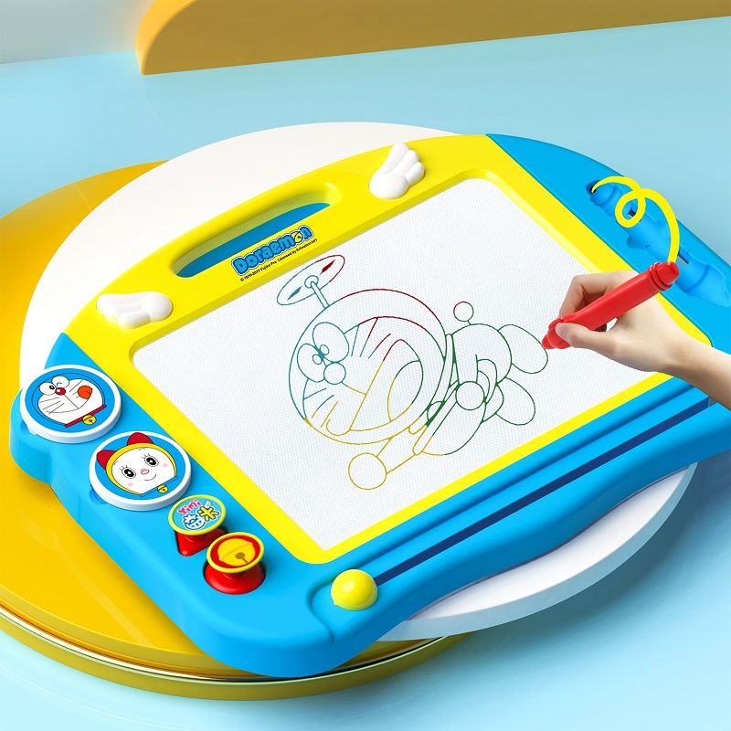 儿童磁性画板彩色涂鸦板幼儿宝宝可擦家用写字板支架式可消除