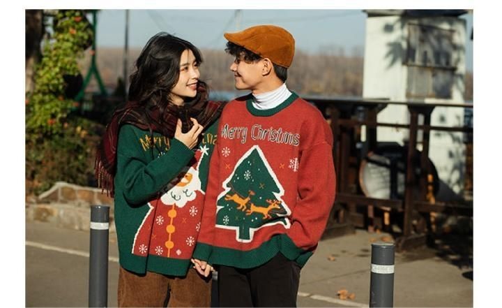 Weihnachtspullover Für Damen Und Herren Couple Pullover Herbst_voghion.com