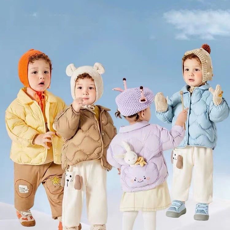 Authentic Clearance Baby Down Jacket Boys and Children Winter Clothes Girls Short Coat Style Trendy 2022 New Lightweight