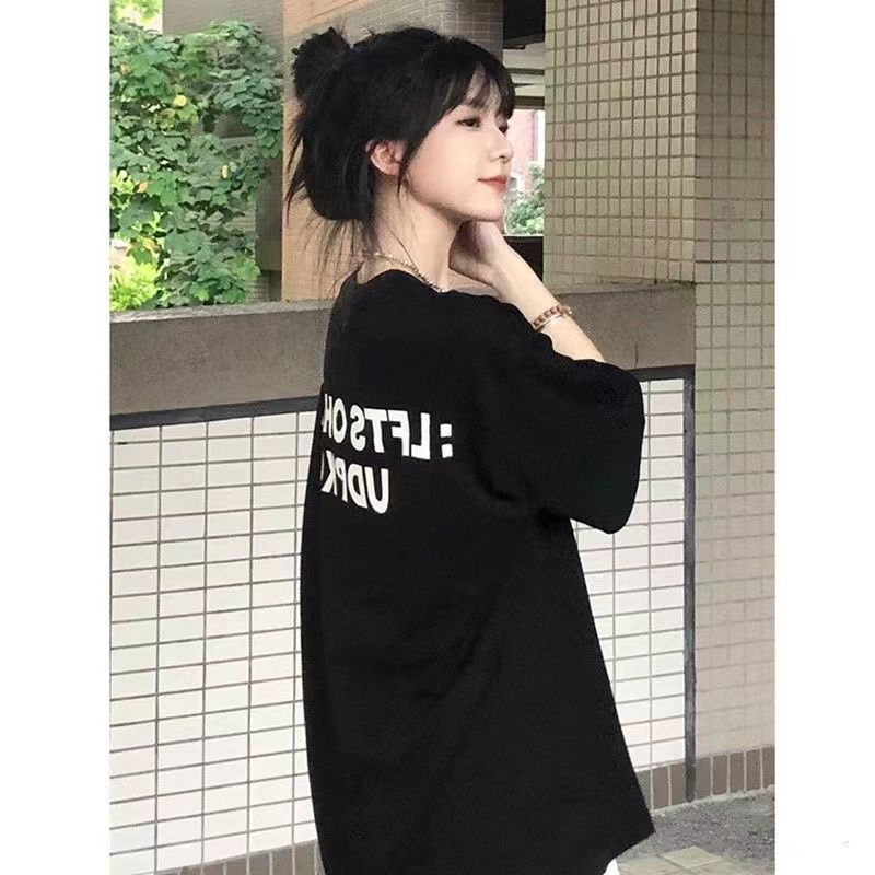 100%純棉短袖t恤女夏季新款學生韓版寬鬆設計感小眾炸街半袖上衣