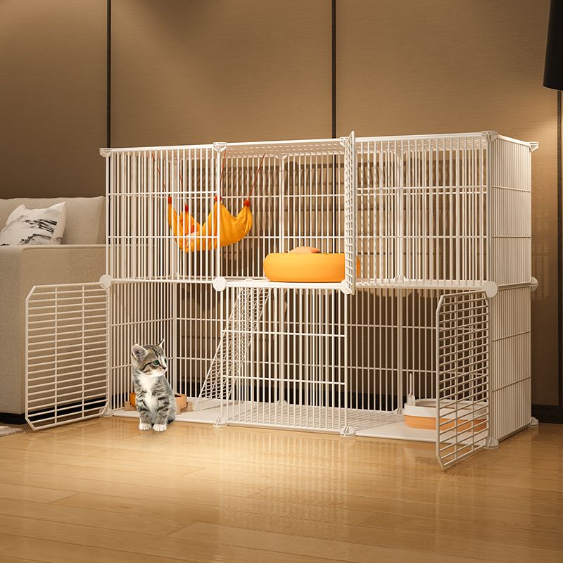 猫笼子家用室内宠物猫窝幼猫专用笼子双层猫柜猫屋带厕所猫咪别墅