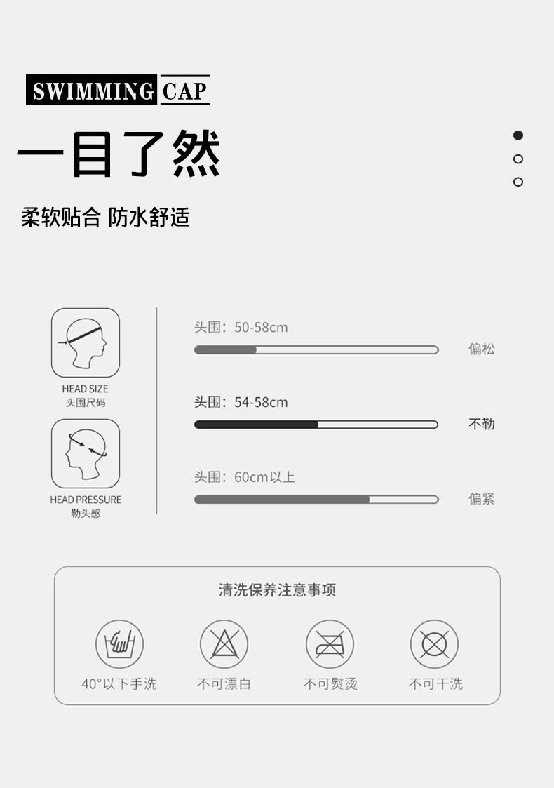 加大版硅胶泳帽女防水不勒头长发护耳游泳帽男女通用泳帽泳镜套装