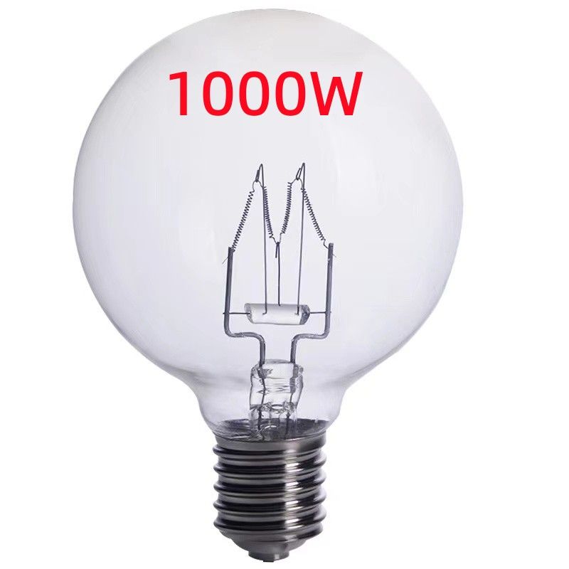 500W/1000W聚光灯泡船用灯泡摄影补光聚光专业老式老款红外线
