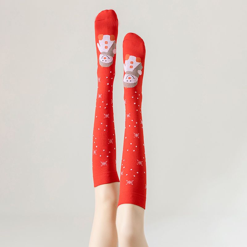 Chaussettes de style Noël et chaussettes chaudes en laine, chaudes et confortables, refusez le froid de l'hiver, profitez de votre Noël_voghion.com