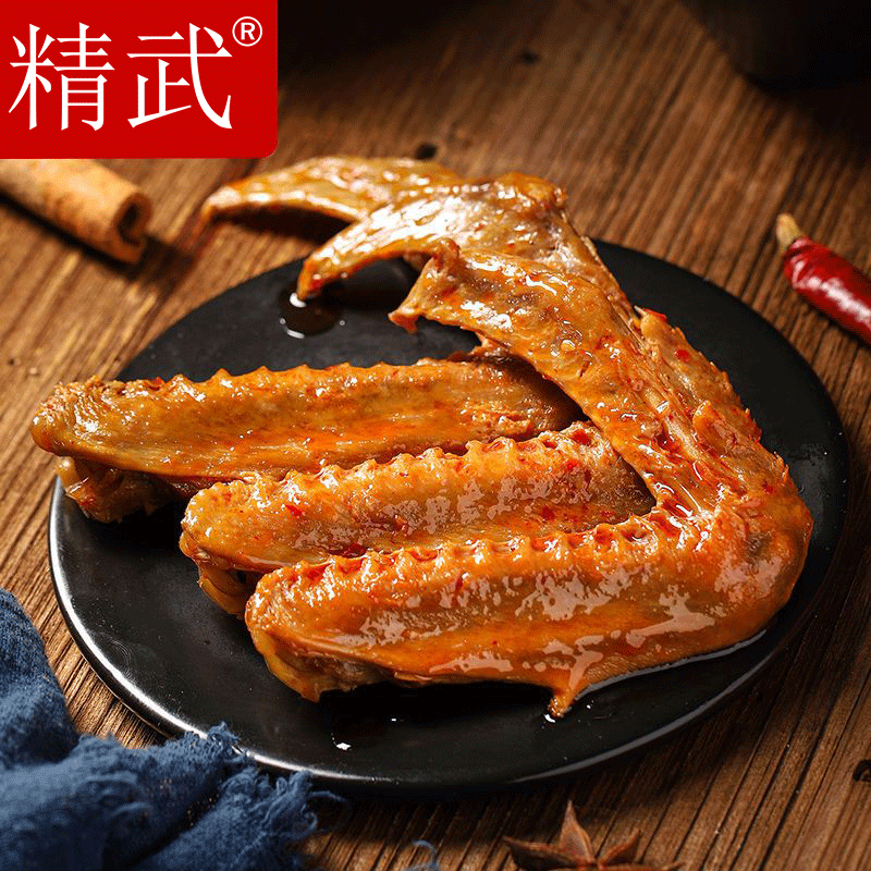 Jingwu Spicy Duck Wings Duck Wings 180g Casual Granular Casual Snacks