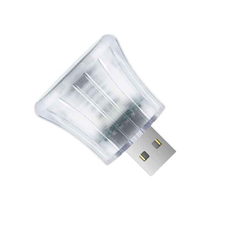 新款USB音乐声控节奏七彩装饰灯触摸开关多功能LED气氛灯独立包装