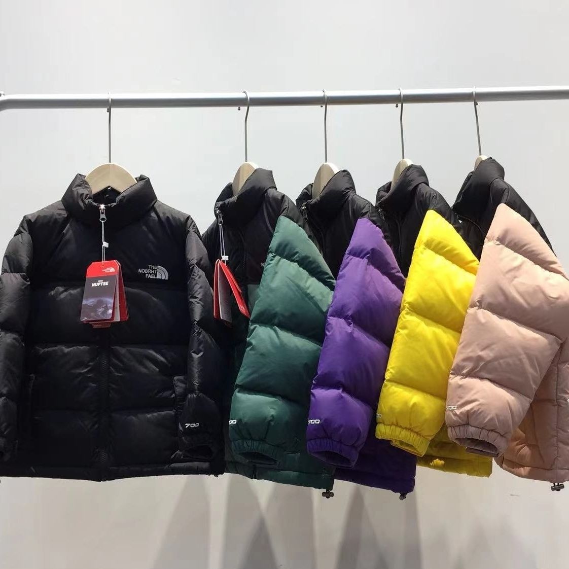 Children's down jacket boys and girls color-blocking down jacket  autumn and winter new style medium and big children's short section warm winter clothing tide