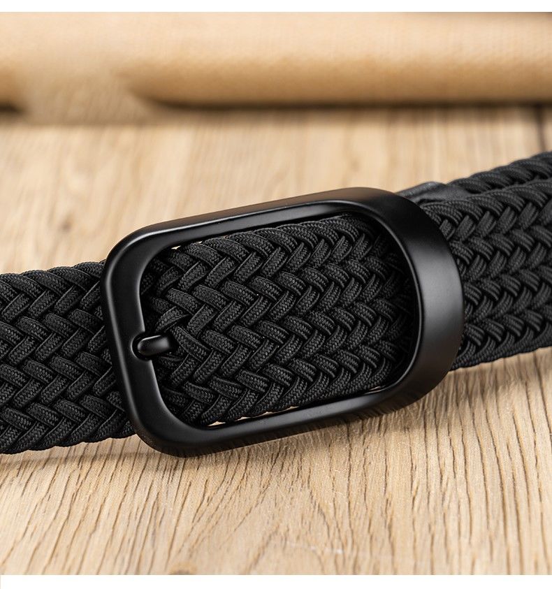 Ceinture tressée homme élastique en nylon accessoire mode_voghion.com