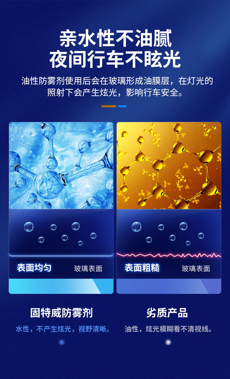 防雾剂汽车挡风玻璃后视镜防雨剂反光镜防雨喷剂防水神器车窗除雾