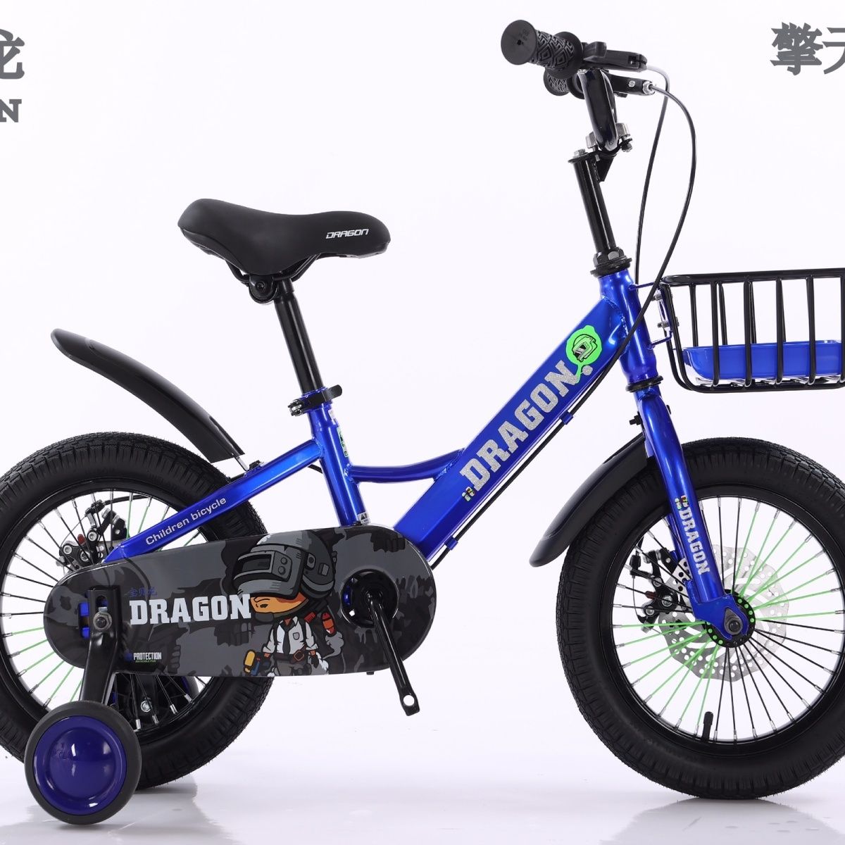 宝贝龙2023擎天柱儿童山地自行车14/16/18寸适合2-8岁男女双碟刹