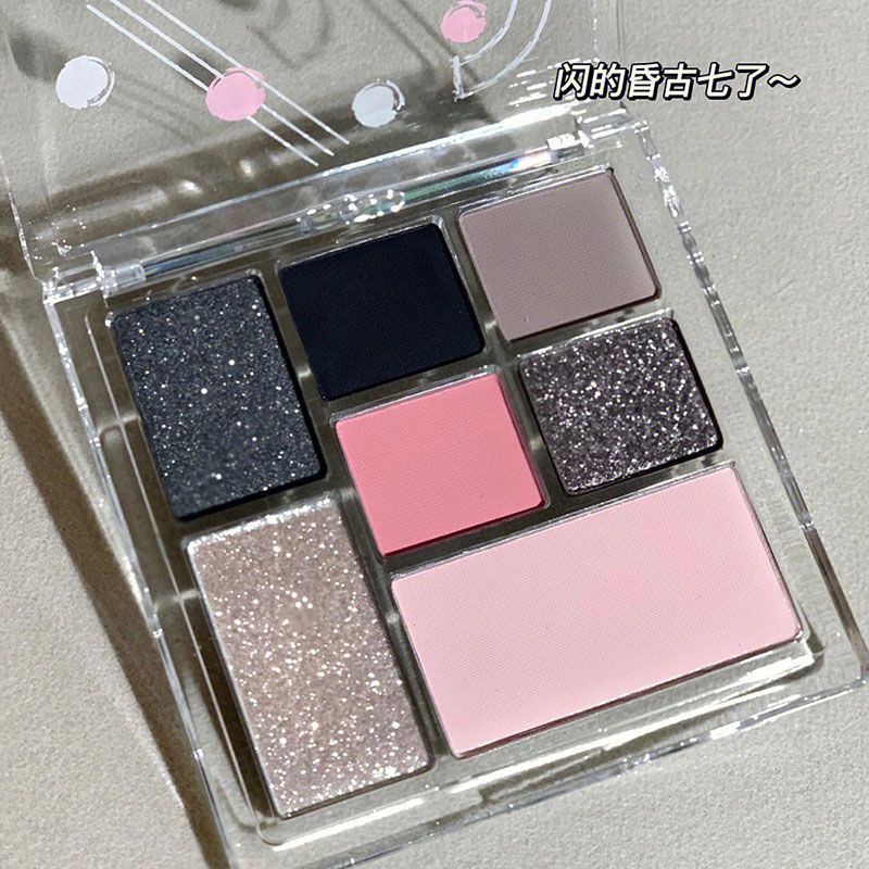 千禧辣妹~2022新品玩趣眼影盤珠光啞光腮紅芭比粉墨撞色冷調煙熏