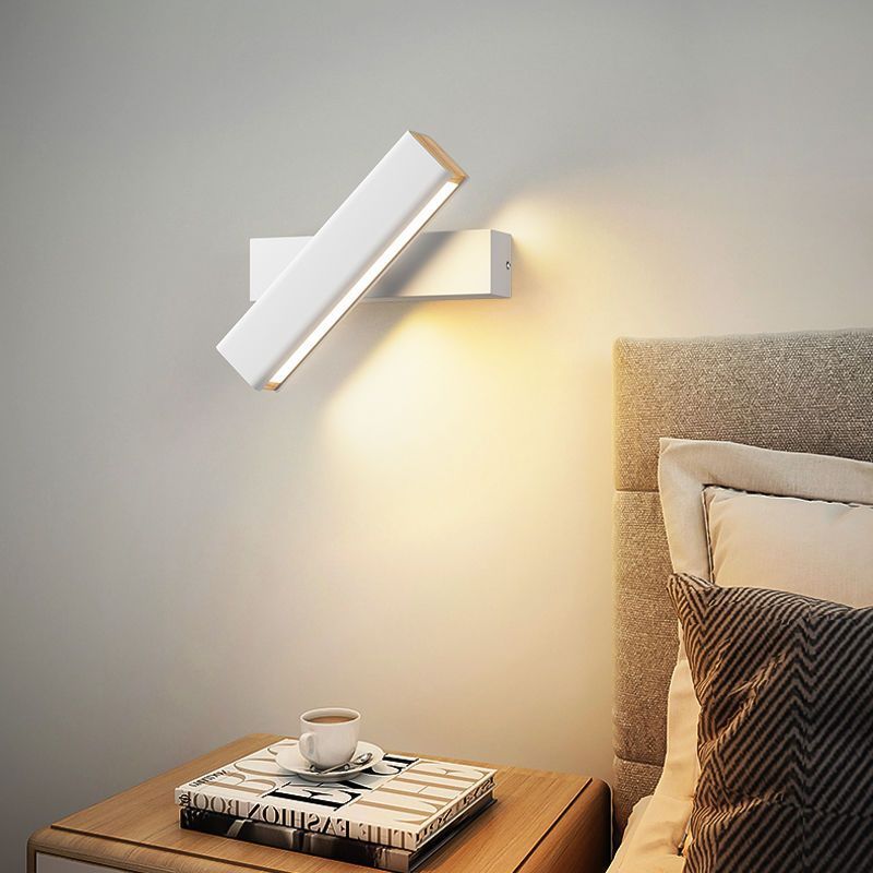 拉伯塔 现代简约大气壁灯旋转挂墙家用卧室床头灯照明灯护眼灯具